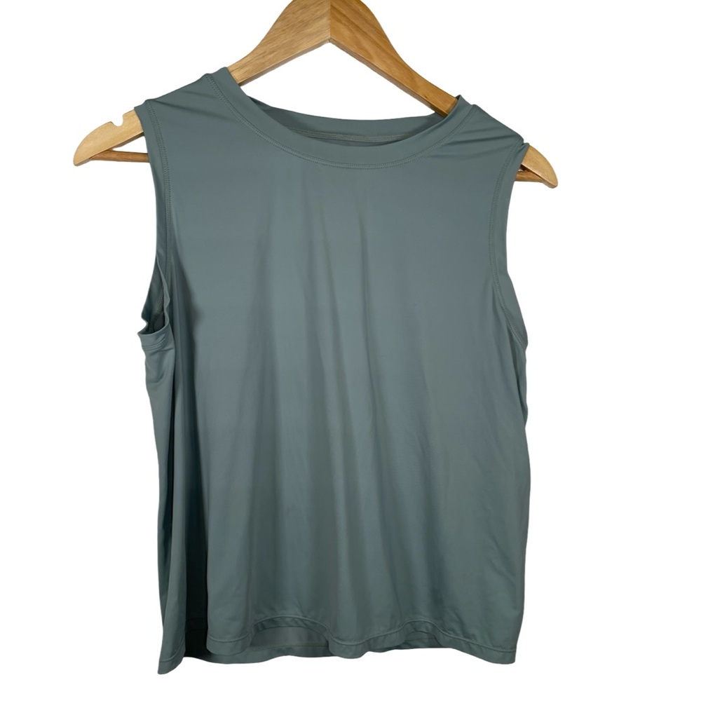 Dragon Fit women’s sleeveless yoga top medium in dark teal